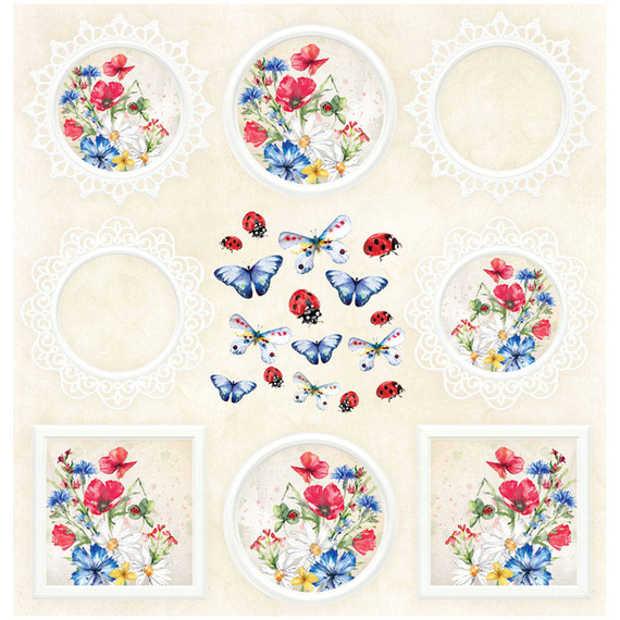 Zestaw papierów do scrapbookingu 30x30 - ScrapAndMe - Summer Meadow