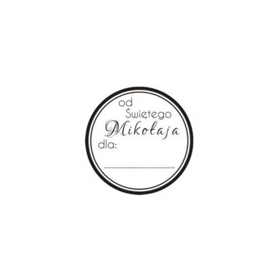 Stempel polimerowy - Od Świętego Mikołaja dla .... - Agateria