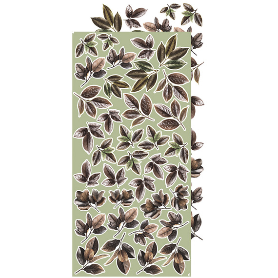 Zestaw dodatków do scrapbookingu - Craft o'clock - Leaves #2