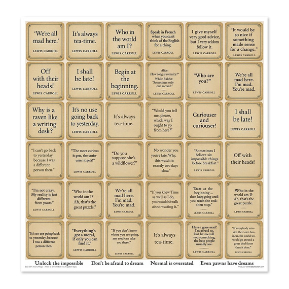 Zestaw papierów do scrapbookingu 30x30 - Alice's Magic 1 - Itd Collection