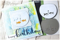 Wykrojnik - Poppystamps - Life in A Fishbowl / akwarium, rybki