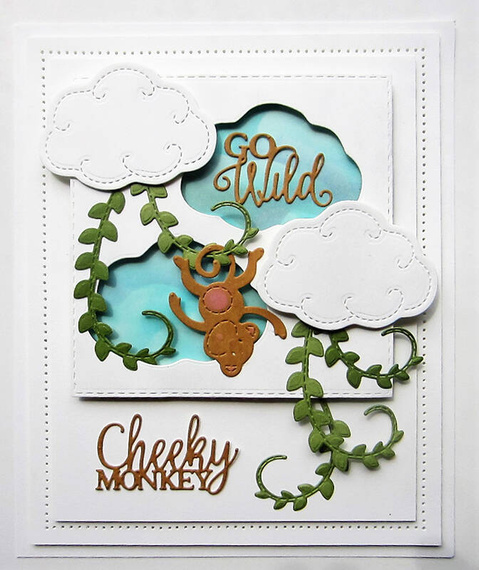 Wykrojnik - Creative Expressions - Cheeky Monkey / małpka