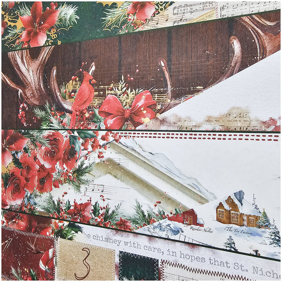 Zestaw papierów do scrapbookingu 30x30 - Prima - From the North Pole