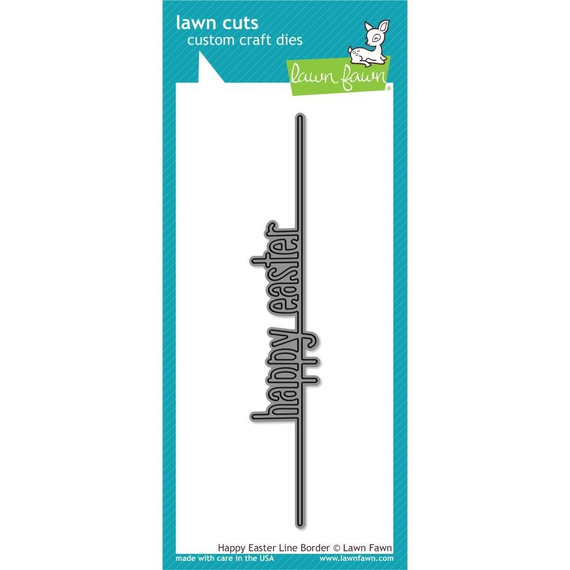 Wykrojnik - Lawn Fawn - Happy Easter Line Border