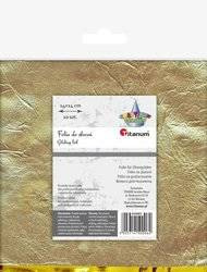 Folia do złoceń w arkuszach 14x14cm 10szt - złota