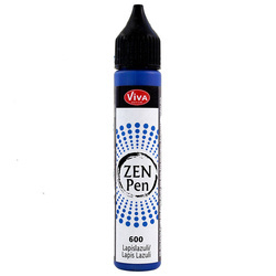 Farba z aplikatorem do robienia kropek Zen Pen - Viva Decor - Lapis lazuli