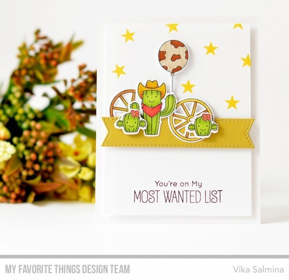 Stempel - My Favorite Things - Saddle up & Celebrate - kaktusy i kowboje