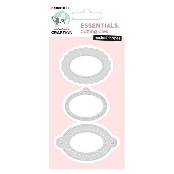 Wykrojnik - StudioLight - Nested shapes oval ramki