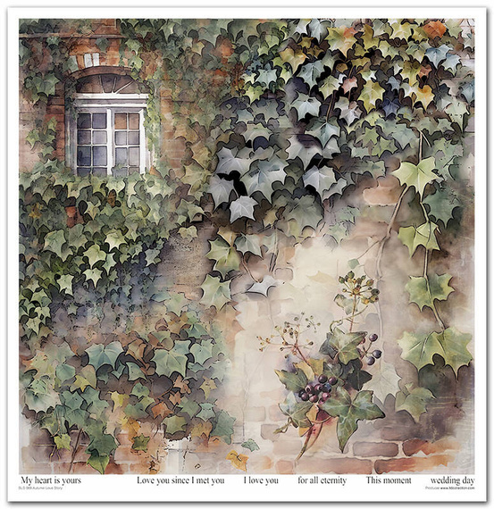 Zestaw papierów do scrapbookingu 30x30 - Itd Collection - Autumn Love Story