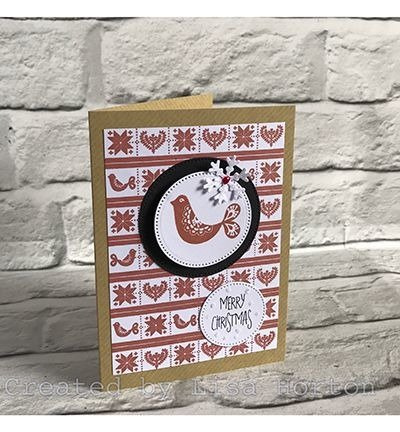 Stempel - Creative Expressions - Scandi Background tło motywy skandynawskie