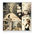 Zestaw papierów do scrapbookingu 30x30 - Alice's Magic 1 - Itd Collection