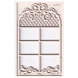 Tekturka Royal Okno 02 - window 02 - Scrapiniec