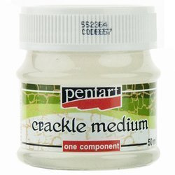 Jednoskładnikowy lakier do spękań crackle medium 50ml - Pentart