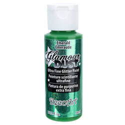 Farba brokatowa Glamour Dust - DecoArt - Emerald