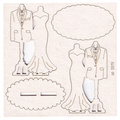 Tekturka - Love in 3D - small models 3D - Manekiny dwustronne małe - Scrapiniec