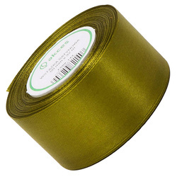 Wstążka satynowa oliwkowa 50mm - 32mb