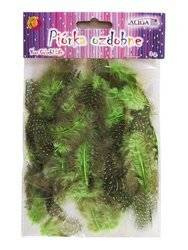 Piórka nakrapiane zielone 3g