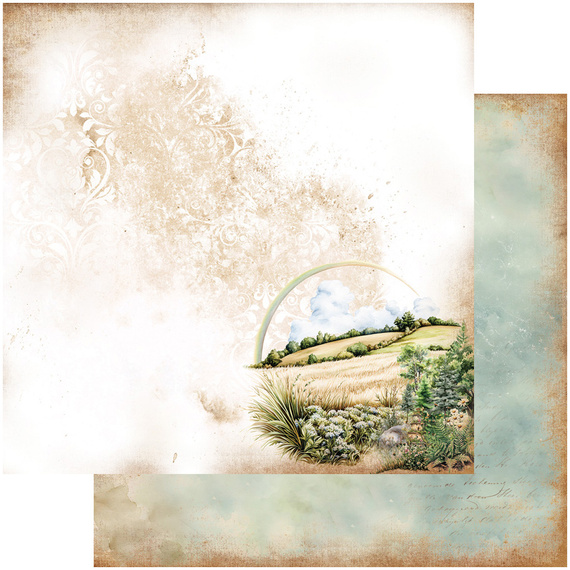 Zestaw papierów do scrapbookingu 30x30 - Alchemy of Art - Przyjaciele lasu