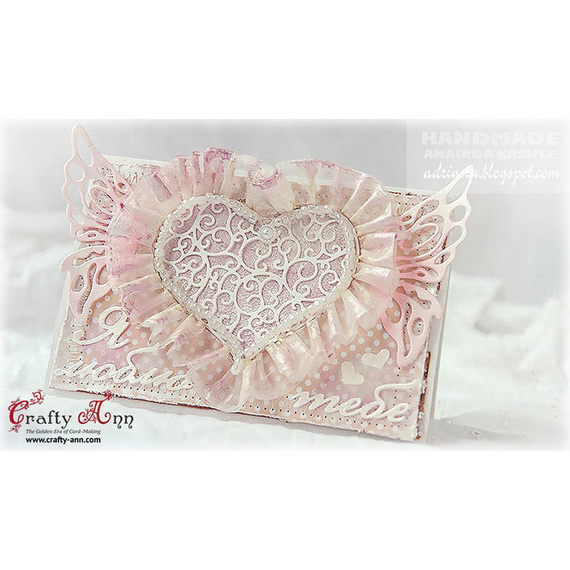 Wykrojnik - Crafty Ann - Kocham Cię CARA-13