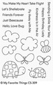 Stempel - My Favorite Things - Love Bugs - żółw, pszczółka, biedronka