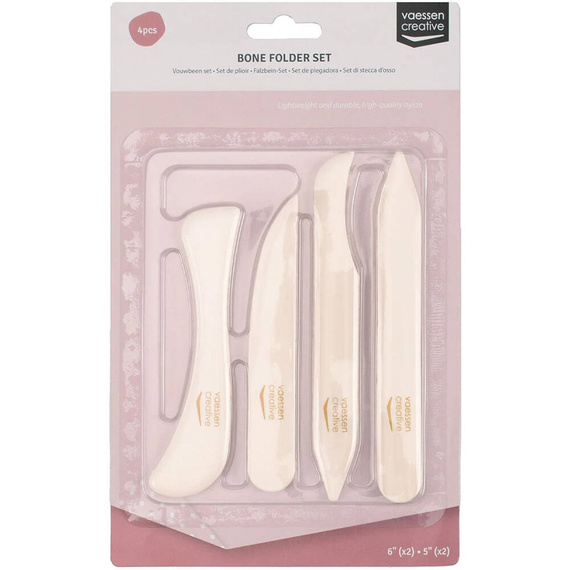 Zestaw narzędzi do bigowania / zaginania papieru 4szt