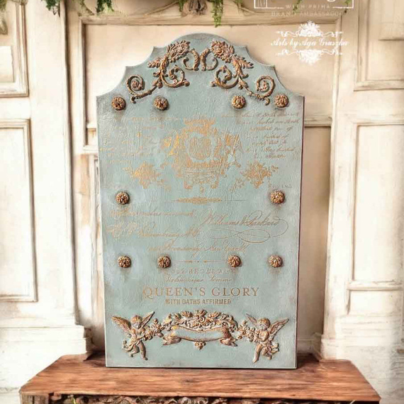 Foremka silikonowa - Prima - Angelic Aura aniołki zawijasy