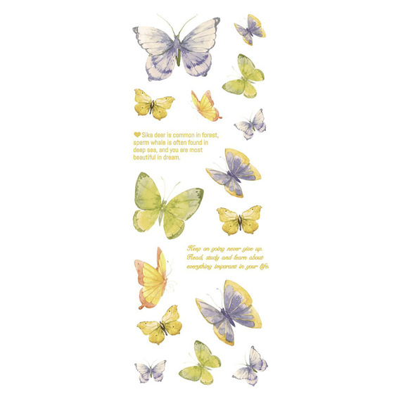 Naklejki foliowe - Kolorowe motylki