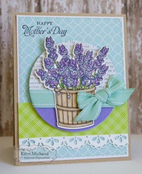 Wykrojnik - Taylored Expressions - Lavender Bouquet - bukiet lawenda