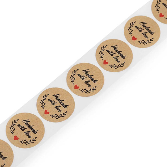 Naklejki papierowe Handmade with love