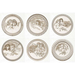 Zestaw papierów ryżowych - ITD RSM059 anioły vintage