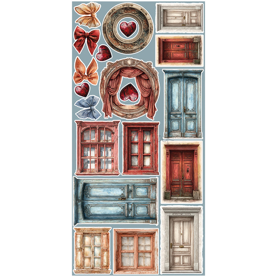 Zestaw dodatków do scrapbookingu - Craft o'clock - Timeless Grace - MIX