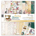 Zestaw papierów do scrapbookingu 30x30 - Lexi Design - Sewing Stories