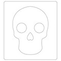 Wykrojnik Sizzix Bigz - Skull by Lisa Jones czaszka