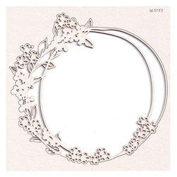 Tekturka - Boho Love - round frame - okrągła ramka