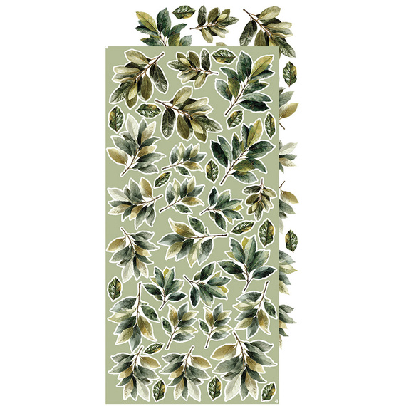 Zestaw dodatków do scrapbookingu - Craft o'clock - Leaves #2