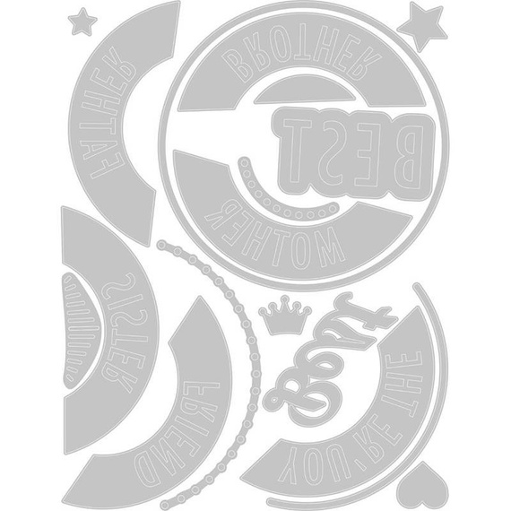 Wykrojnik Sizzix Thinlits - You're The Best