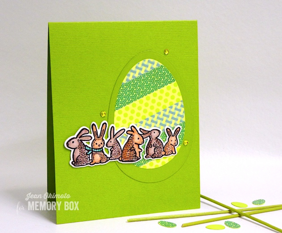 Wykrojnik - Memory Box - Spring Bunnies króliki babeczki