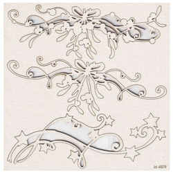 Tekturka - Mistletoe - duże dekory - Scrapiniec - jemioła