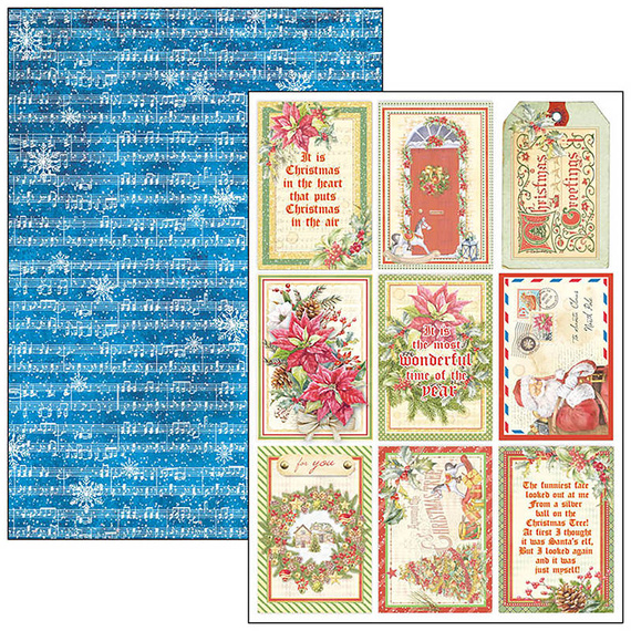Zestaw papierów do scrapbookingu A4 - Ciao Bella - Dear santa