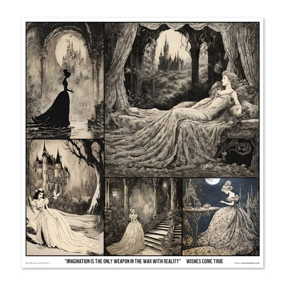 Zestaw papierów do scrapbookingu 30x30 - Lost in a Fairy Tale Zagubieni w bajce - Itd Collection