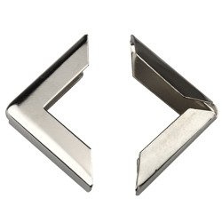 Narożnik metalowy PS30 nikiel - 1 szt