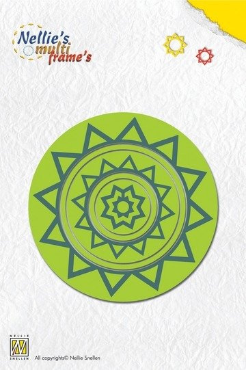 Wykrojnik Nellie's Choice – Frame Dies Multi Star 1 (5 szt) MFD016 słońce