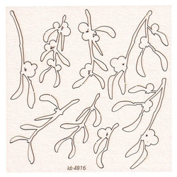 Tekturka - Mistletoe - gałązki małe - Scrapiniec - jemioła