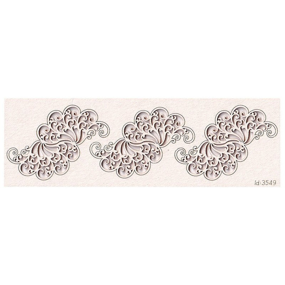 Tekturka Doily Lace - Lace borders 01 - Koronkowe bordery 01 - Scrapiniec