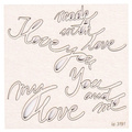 Tekturka Brush art script - Love SC