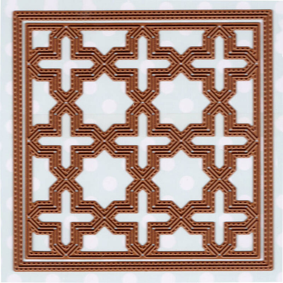 Wykrojnik - Creative Expressions - Quiltessentials Stars gwiazdki krzyżyki tło