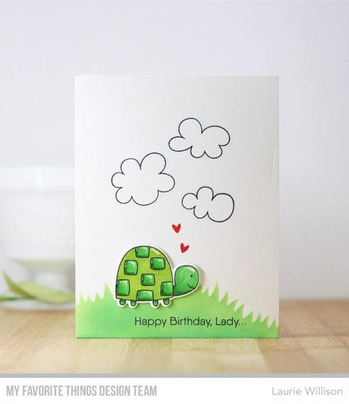 Stempel - My Favorite Things - Love Bugs - żółw, pszczółka, biedronka