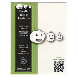 Wykrojnik - Poppystamps - Doodle Jack o Lanterns - dynie