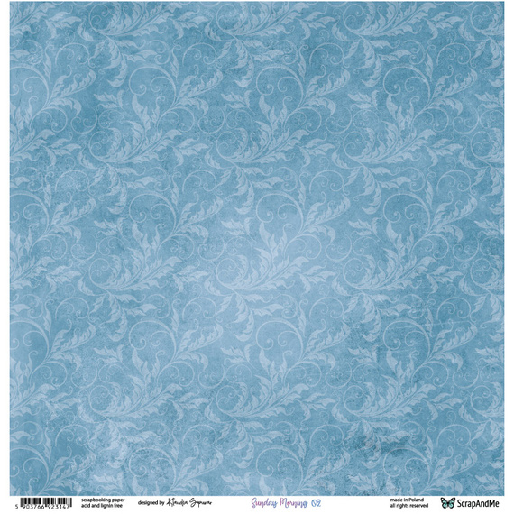 Papier do scrapbookingu 30x30 - ScrapAndMe - Sunday Morning 01/02
