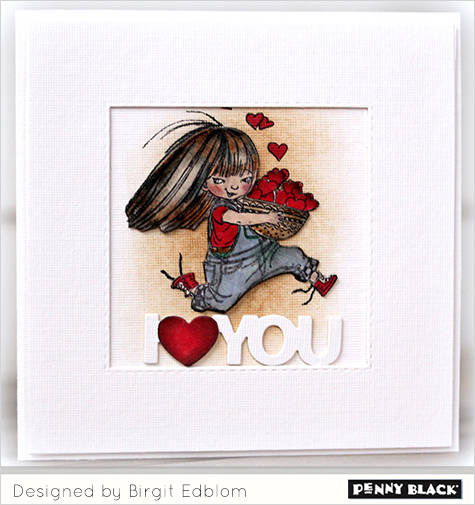 Stempel - Penny Black - Bowl of... / dziewczynka z miską